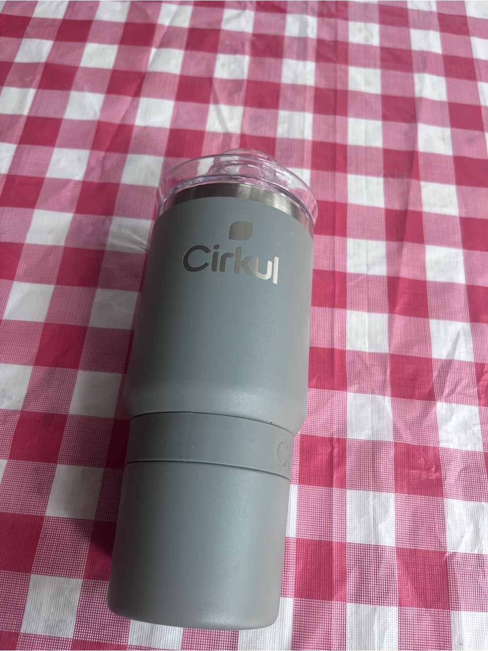Cirkul Gray Insulated Tumbler - Travel Water Bottle